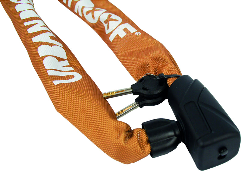 Kettingslot Urban Proof 8mm x 100cm - geel