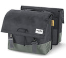 Gerecyclede dubbele fietstas Urban Proof 40 liter - groen/grijs