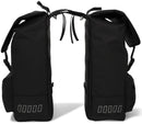 Gerecyclede dubbele fietstas Urban Proof Cargo 38 liter 30 x 15 x 42 cm - zwart