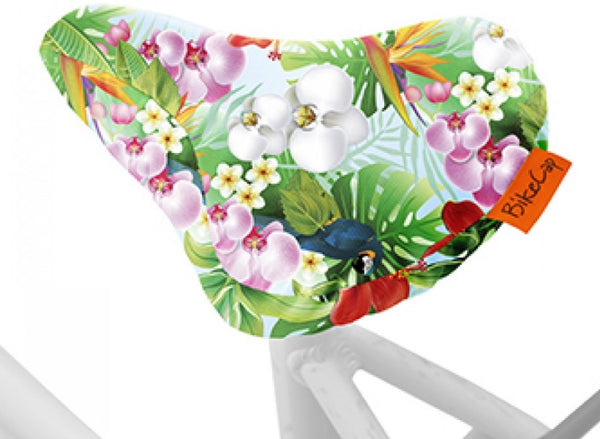 Zadeldek BikeCap Tropical Flower