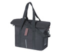 Fietstas Basil City met KF-haak 8-11 liter 27 x 39 x 15 cm - zwart