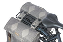 Dubbele fietstas Basil Elegance met MIK-systeem 40-49 liter 42,5 x 38 x 16 cm - chapeau taupe