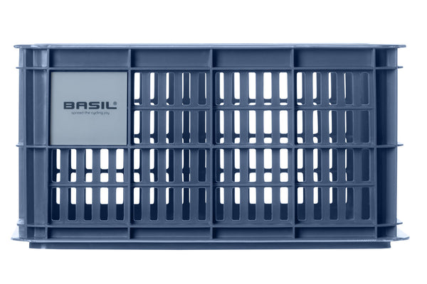 Gerecyclede fietskrat Basil Crate S 17.5 liter 29 x 39 x 20 cm - bluestone