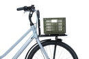 Gerecyclede fietskrat Basil Crate S 17.5 liter 29 x 39 x 20 cm - moss green