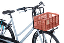 Gerecyclede fietskrat Basil Crate S 17.5 liter 29 x 39 x 20 cm - terra red