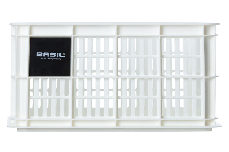 Gerecyclede fietskrat Basil Crate S 17.5 liter 29 x 39 x 20 cm - bright white