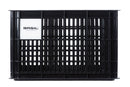 Gerecyclede fietskrat Basil Crate M 29.5 liter 35 x 45 x 25 cm - black