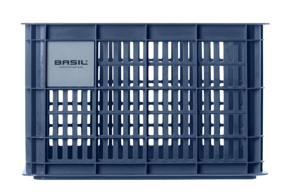 Gerecyclede fietskrat Basil Crate M 29.5 liter 35 x 45 x 25 cm - bluestone