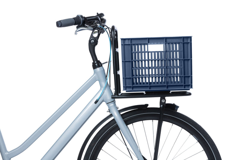 Gerecyclede fietskrat Basil Crate M 29.5 liter 35 x 45 x 25 cm - bluestone