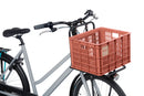 Gerecyclede fietskrat Basil Crate M 29.5 liter 35 x 45 x 25 cm - terra red