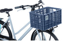 Gerecyclede fietskrat Basil Crate L 40.0 liter 39 x 49 x 26 cm - bluestone
