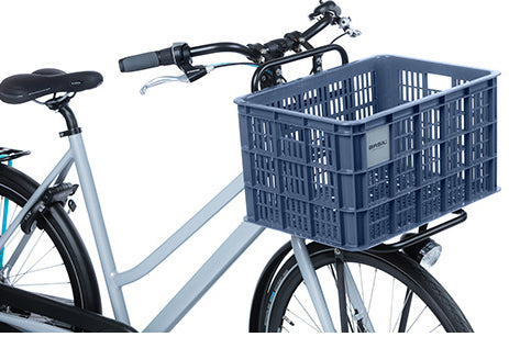 Gerecyclede fietskrat Basil Crate L 40.0 liter 39 x 49 x 26 cm - bluestone