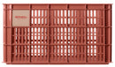 Gerecyclede fietskrat Basil Crate L 40.0 liter39 x 49 x 26 cm - terra red