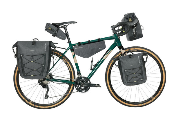 Enkele fietstas Basil Navigator Storm L 25-31 liter 46 x 36 x 18 cm - zwart