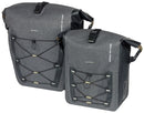 Enkele fietstas Basil Navigator Storm L 25-31 liter 46 x 36 x 18 cm - zwart