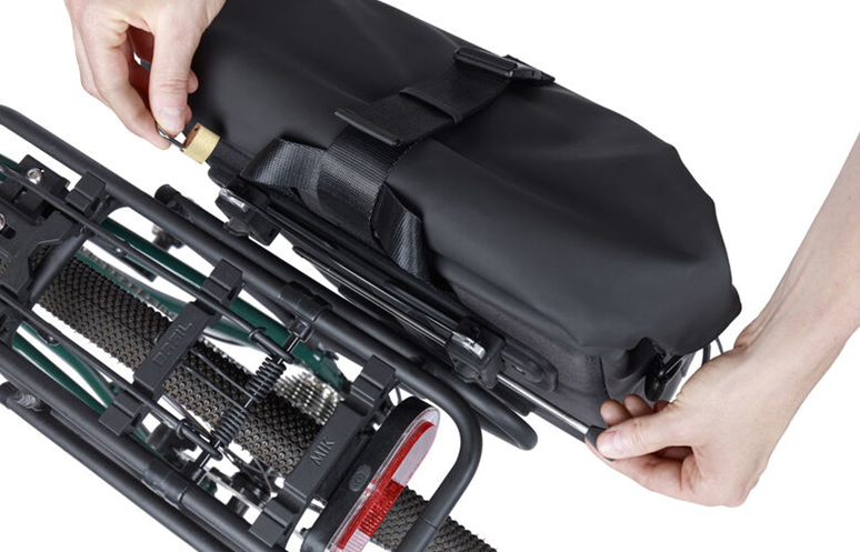 Lockpin met hangslotje Basil MIK SIDE - geschikt voor MIK SIDE tassen - RVS