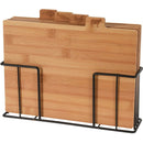 Snijplankenset - 4 Snijplanken + Houder