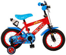 Kinderfiets 12" Spider-Man - rood/blauw