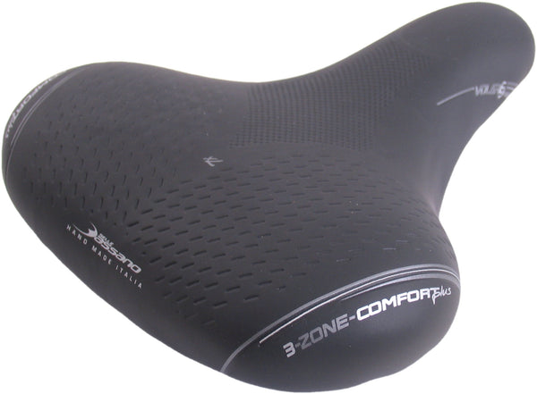 Fietszadel Selle Bassano Volare M X33 voor heren - zwart
