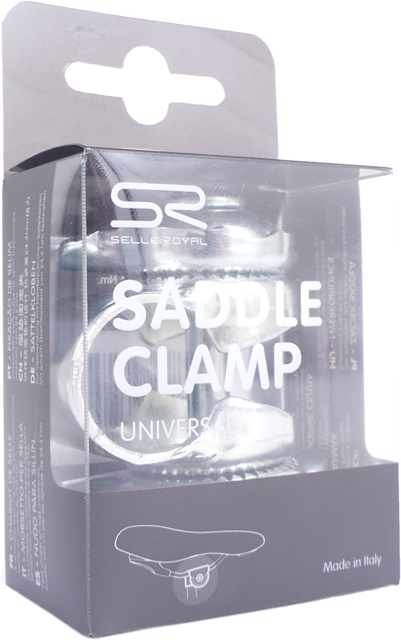 Zadelstrop Selle Royal - zilver (in doosje verpakt)
