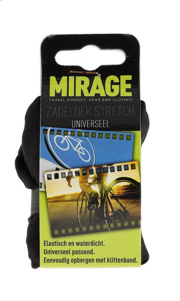Zadeldek Mirage Undercover van stretch nylon - zwart