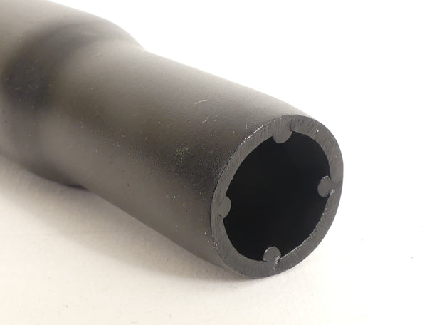 Zadelpen kaars Edge ø25,4 mm / 300 mm aluminium - mat zwart