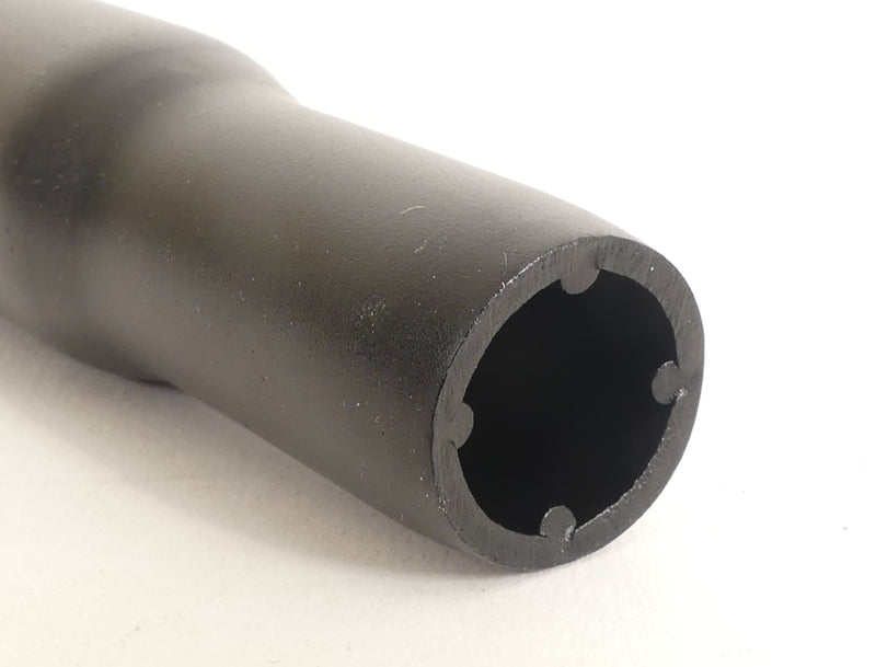 Zadelpen kaars Edge ø27.2 mm / 300 mm aluminium - zwart