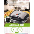 Adler AD3015 - Tosti ijzer