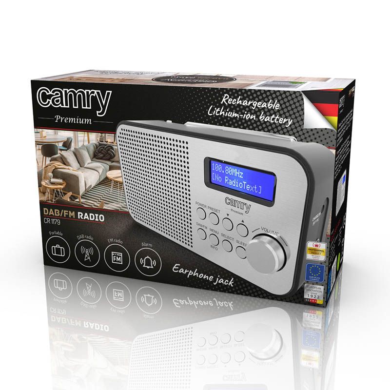 Camry CR1179 - Draagbare DAB radio