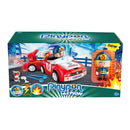 Pinypon Actie Brandweerman met Voertuig + Accessoires