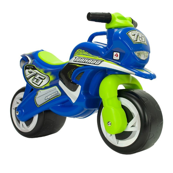 loopmotor Tundra Tornado jongens 69 cm blauw/groen