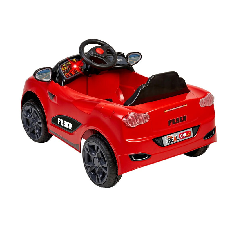 Feber My Real Car 6V Auto 94.2x58.6x47.2 cm Rood/Zwart