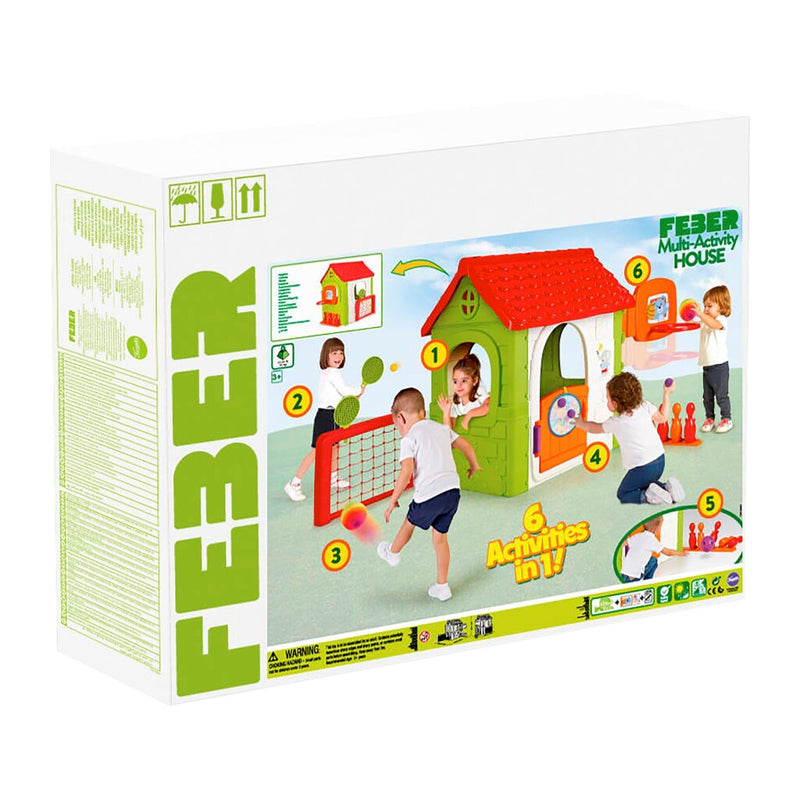 Feber 6in1 Speelhuis 142x85x124 cm