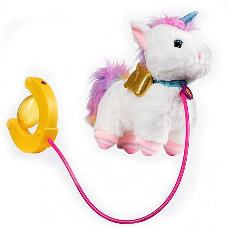 Sprint Eenhoorn Lucky Trekfiguur met Leuke Geluiden en Riem