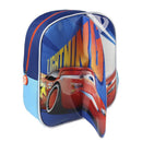 Disney Cars Rugzak met Schrijfgedeelte + 2 Markers 25x31x10 cm Blauw/Oranje