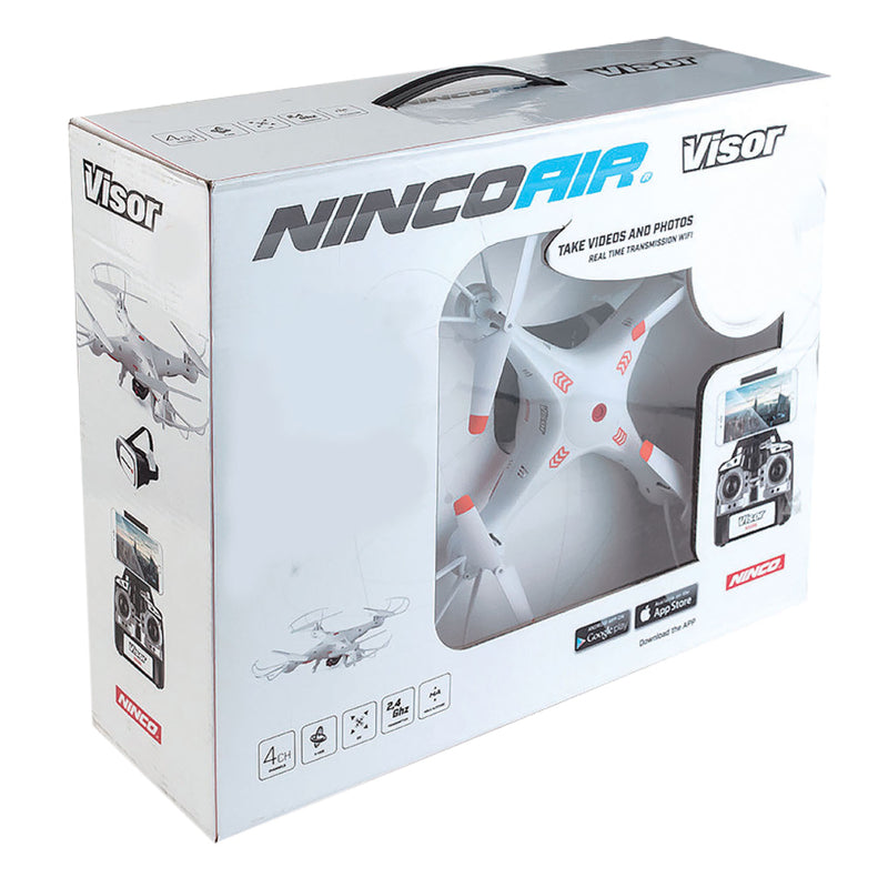 Ninco RC Visor Drone met WiFi 32x32x7 cm Wit