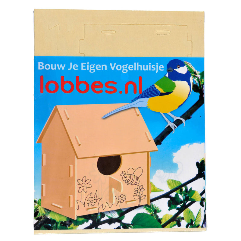 Maak je eigen Houten Vogelhuisje, variatie A