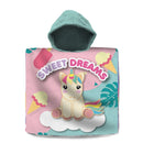 Sweet Dreams Eenhoorn Poncho 60x120 cm