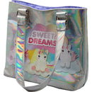 Sweet Dreams Eenhoorn Tas 23x20 cm Zilver