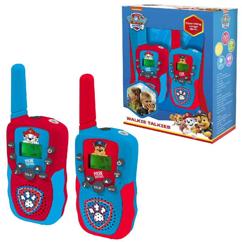 Paw Patrol Walkie Talkies 1km Blauw/Rood