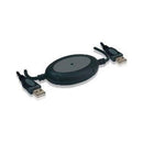 Rainbow RA415-20 USB Data Transfer Kabel Male/Male Zwart