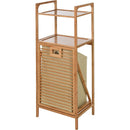 Bamboe Badkamerrek met 2 rekken en wasmand