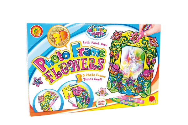 Raamkozijn "Bloemen 3D"