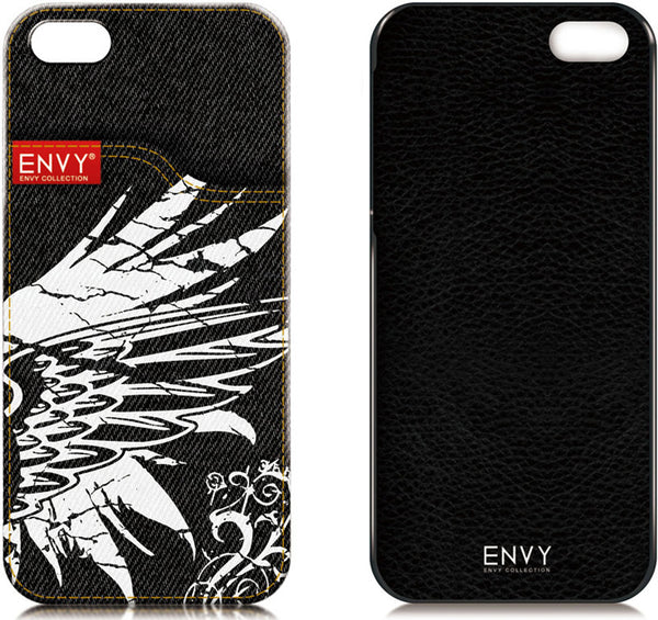 iPhone 5 Hoesje, Jeans, Zwart