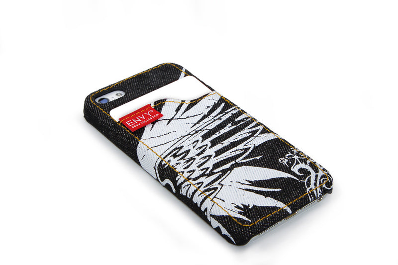 iPhone 5 Hoesje, Jeans, Zwart