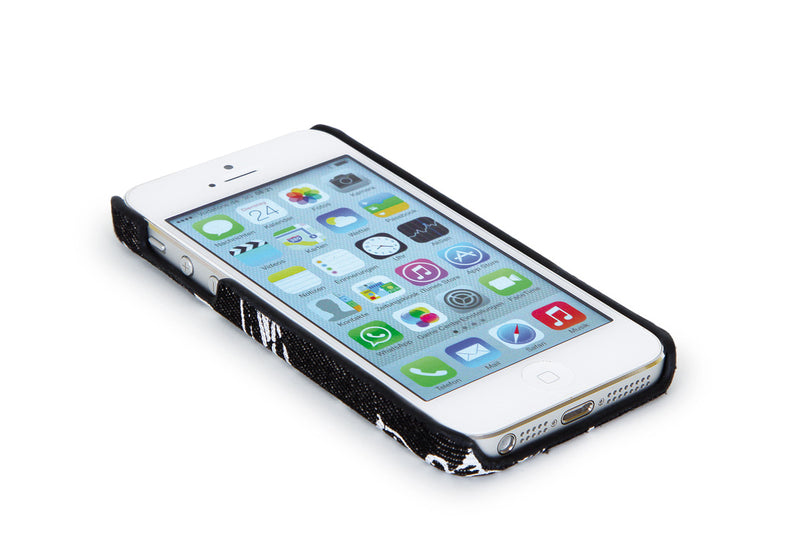 iPhone 5 Hoesje, Jeans, Zwart