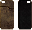 iPhone 5 Cover, kunstleer, bruin