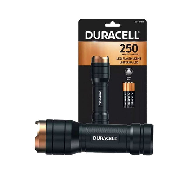 Duracell LED Zaklamp + 3xAAA Batterijen Zwart