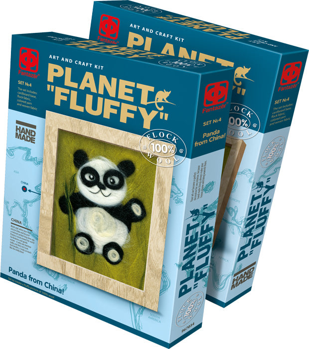 Wollen Foto "Panda