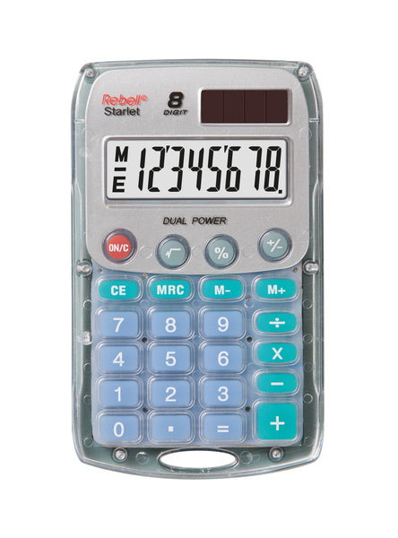 Citizen RE-STARLET Calculator Rebell STARLET Transparant Hand 8 Digit